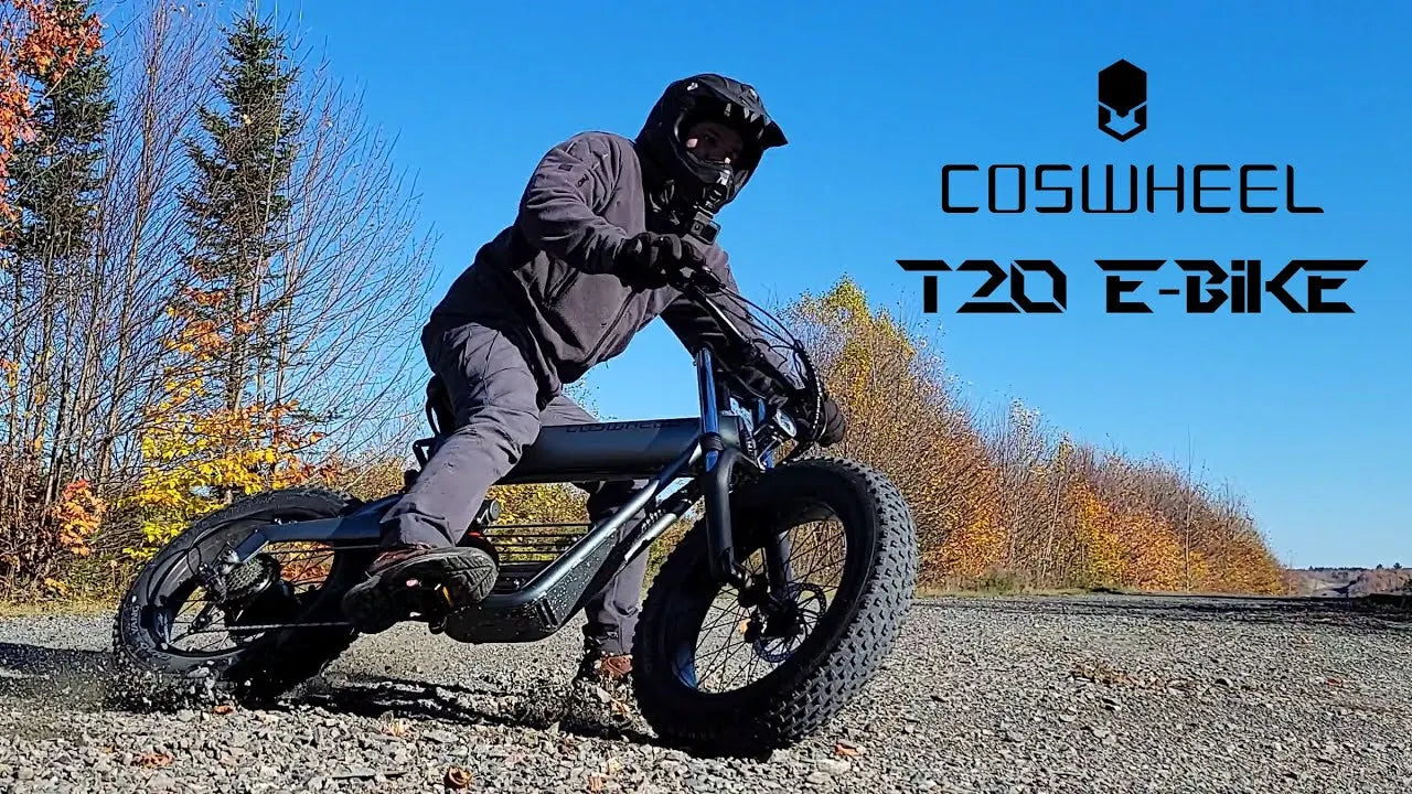 COSWHEEL Electric Bike Adults Off road electric Motorcycle bike 1000W Fat Tire Electric Bicycle,48V 20Ah Removable Battery Ebike