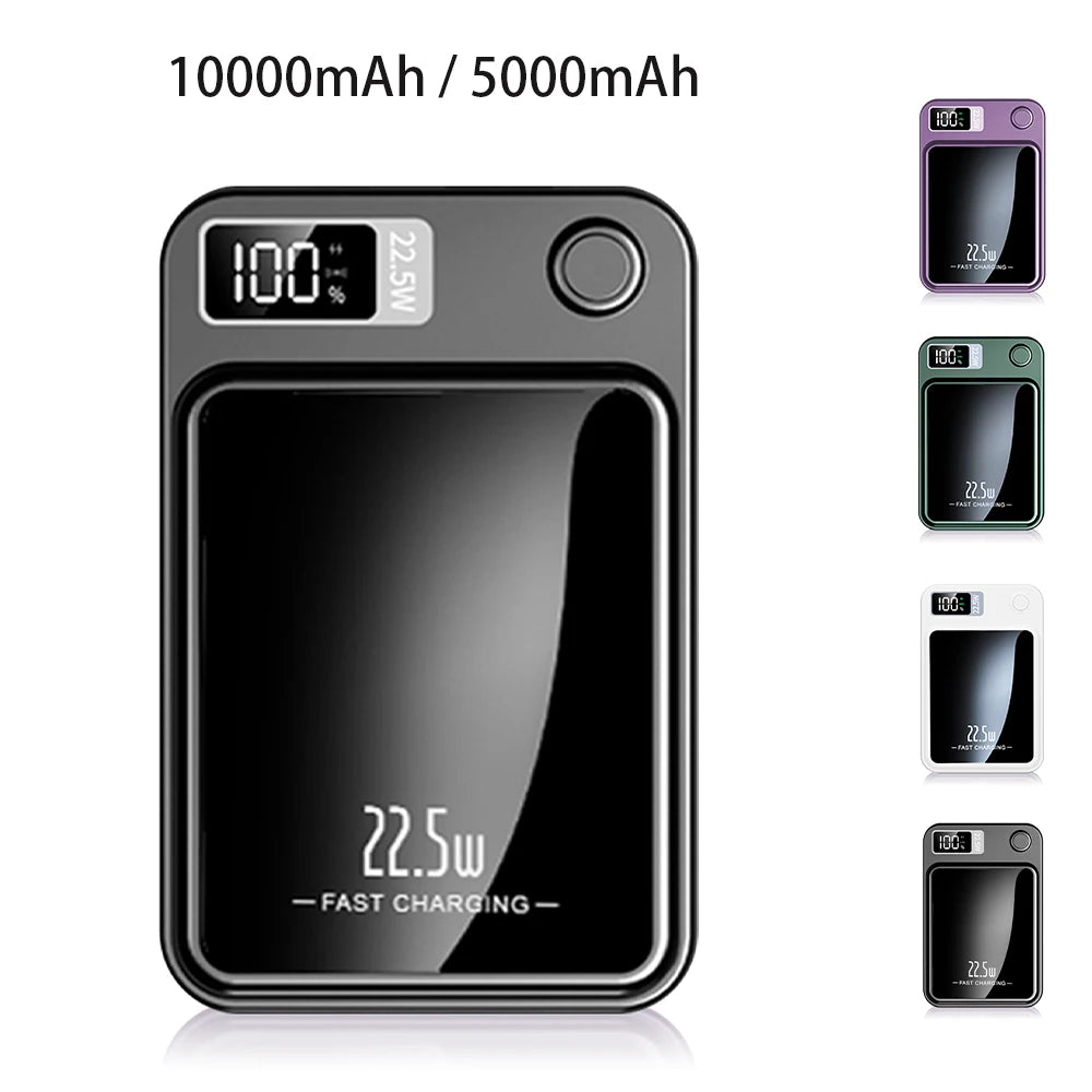 10000mAh Power Bank Magnetic Wireless Charger PD 22.5W Fast Charging for iPhone 15/14/13/12/Pro Max/Pro/Plus/Mini/ AirPods 3/2
