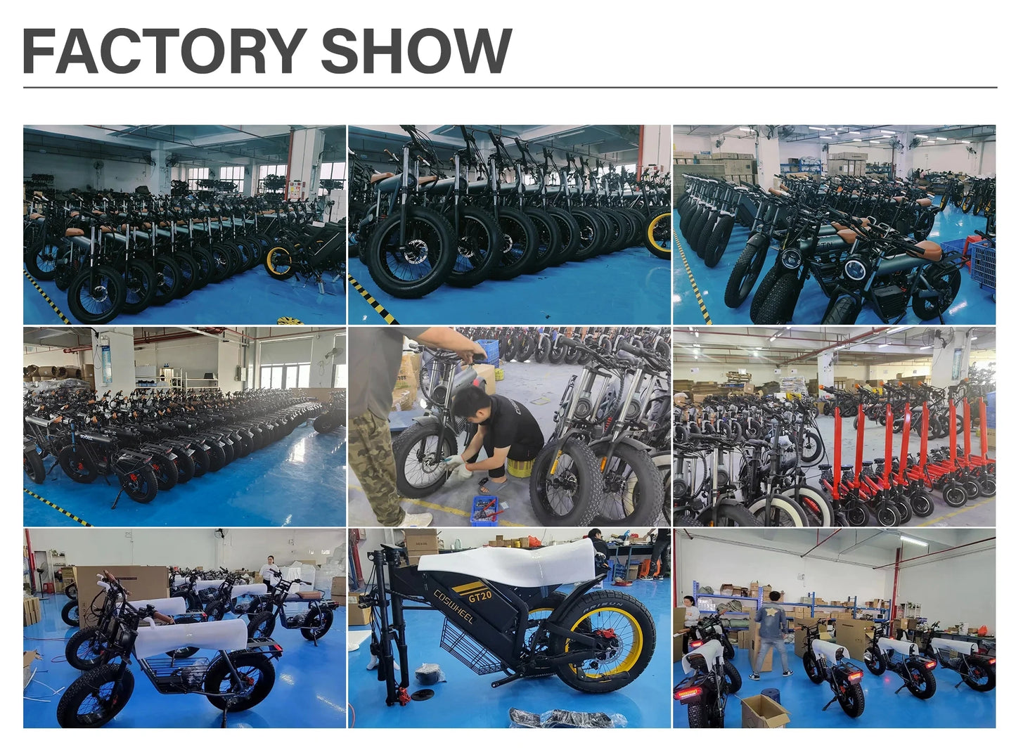 COSWHEEL Electric Bike Adults Off road electric Motorcycle bike 1000W Fat Tire Electric Bicycle,48V 20Ah Removable Battery Ebike